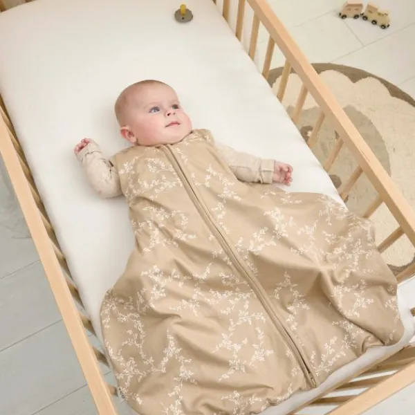 Meyco Baby Slaapzak Heupdysplasie Branches Sand 70 cm> 4-Seizoenen Slaapzakken