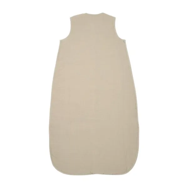 Meyco Baby Slaapzak Hydrofiel Gevoerd Uni Pre-Washed Sand 70 cm> 4-Seizoenen Slaapzakken