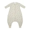 Meyco Baby Slaapzak Jumper Winter Penguin Soft Sand 104 cm> Winter Slaapzakken|4-Seizoenen Slaapzakken