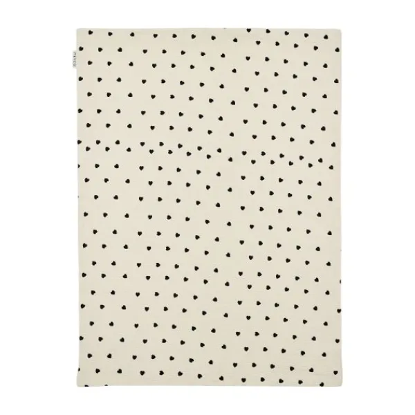 Meyco Baby Sweet Heart Wiegdeken - 75 x 100 cm - Pre-Washed Hydrofiel - Soft Sand> Wiegdekens