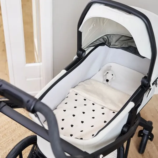 Meyco Baby Sweet Heart Wiegdeken - 75 x 100 cm - Pre-Washed Hydrofiel - Soft Sand> Wiegdekens