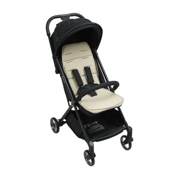 Meyco Baby Uni Buggy Voetenzak en Inlegger - Sand - 45x130 cm> Accessoires Buggy's|Voetenzak Voor Buggy's
