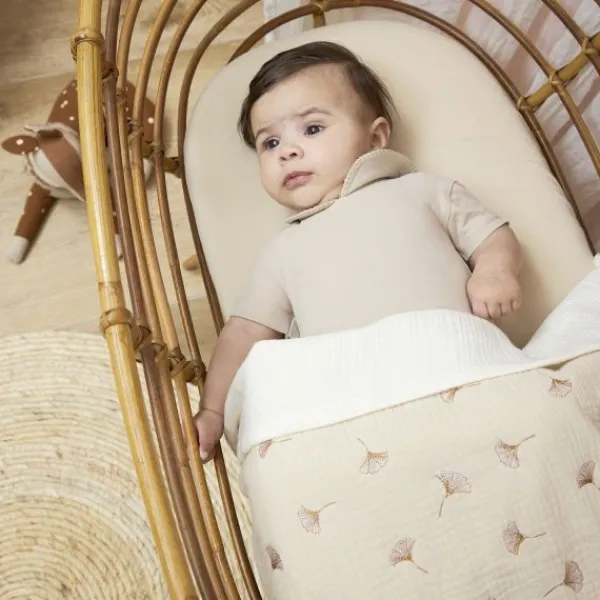 Meyco Baby Uni Hoeslaken Co-Sleeper - 50 x 90 cm - Jersey - Soft Sand> Hoeslakens