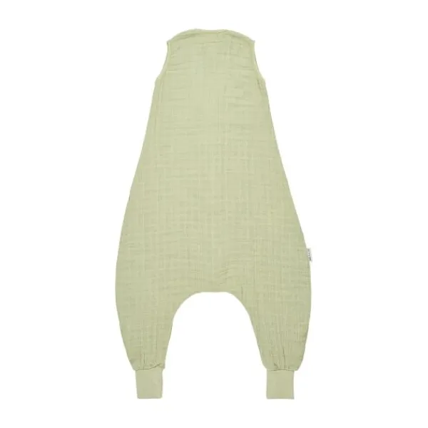 Meyco Baby Uni Zomer Slaapoverall Jumper - 80 cm - Pre-Washed Hydrofiel - Sand> 4-Seizoenen Slaapzakken|Zomer Slaapzakken