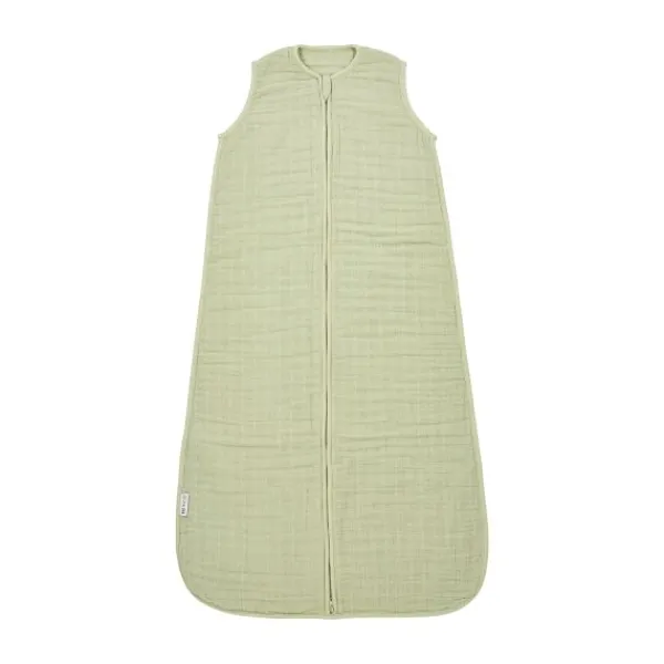 Meyco Baby Uni Zomerslaapzak - 110 cm - Pre-Washed Hydrofiel - Soft Sand> 4-Seizoenen Slaapzakken|Zomer Slaapzakken