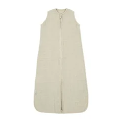 Meyco Baby Uni Zomerslaapzak - 90 cm - Pre-Washed Hydrofiel - Soft Sand> 4-Seizoenen Slaapzakken|Zomer Slaapzakken