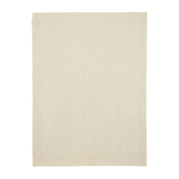Meyco Baby Wiegdeken Knots Soft Sand 75 x 100 cm> Wiegdekens