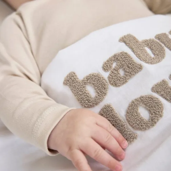 Meyco Baby Wieglaken Baby Love Sand Melange 75 x 100 cm> Wieglakens