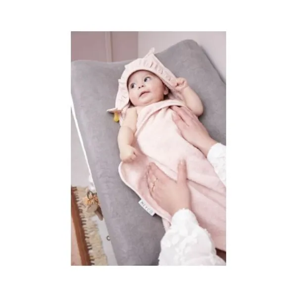 Meyco Badcape Badstof Ruffle Offwhite> Badcapes