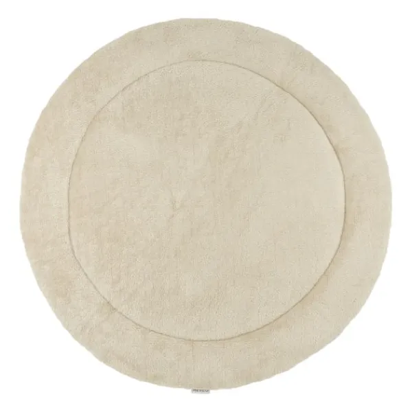 Meyco Boxkleed Rond Basic Knit Sand Melange 95 cm> Accessoires Boxen|Boxkleden