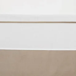 Meyco Boxkleed Rond Basic Knit Sand Melange 95 cm><noscript><img width=