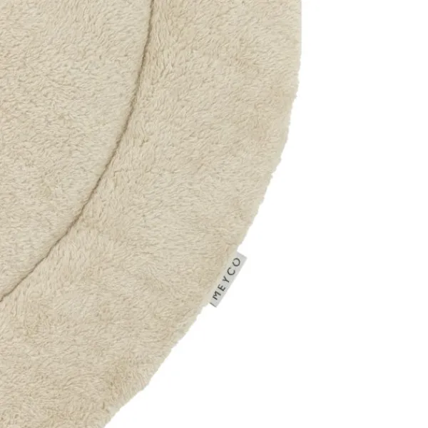 Meyco Boxkleed Rond Basic Knit Sand Melange 95 cm> Accessoires Boxen|Boxkleden