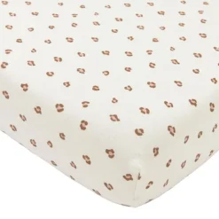 Meyco Hoeslaken Print - 70 x 140/150 cm - Jersey - Mini Panther Soft Pink><noscript><img width=