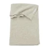 Meyco Ledikantdeken Knit Basic Sand Melange 100x150cm> Ledikantdekens