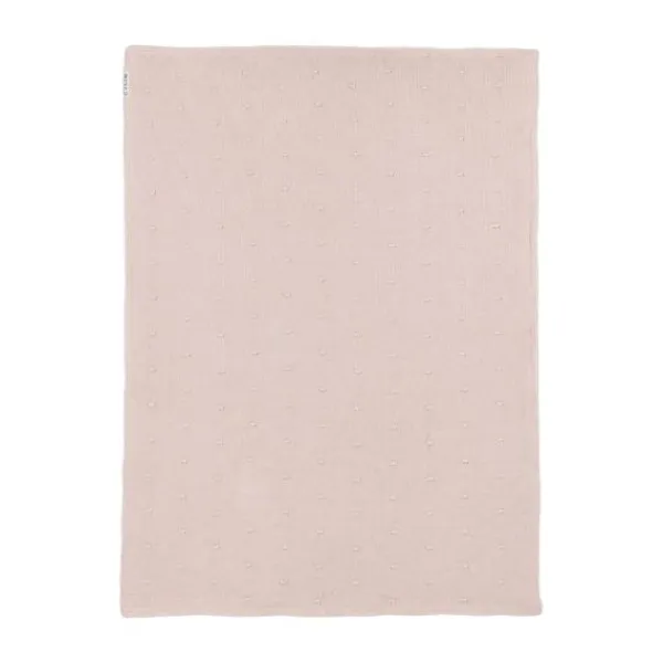 Meyco Ledikantdeken Mini Knots Sand Teddy 100x150cm> Ledikantdekens
