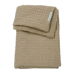 Meyco Ledikantdeken Wafel Teddy Greige 100 x 150 cm><noscript><img width=