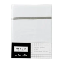 Meyco Ledikantlaken Bies Grijs  100 x 150 cm><noscript><img width=