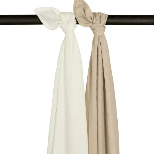 Meyco Multidoek Hydrofiel Pre-Washed Uni Offwhite/Sand/Toffee 70 x 70 cm 3-Pack> Luiers