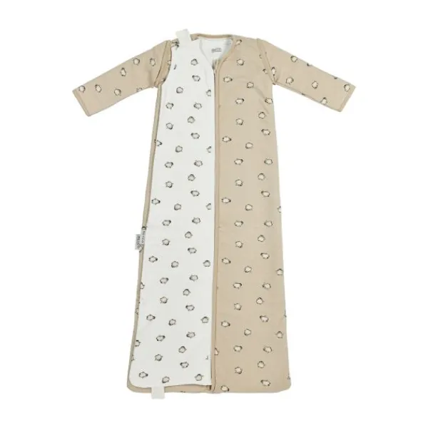 Meyco Slaapzak 4-Seizoenen - One Size - Jersey - Penguin Soft Sand> 4-Seizoenen Slaapzakken