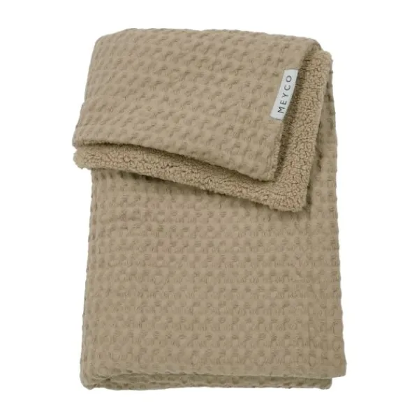 Meyco Slaapzak Winter Slub Greige 90 cm> Wieglakens