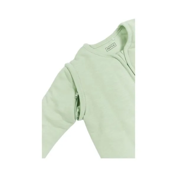 Meyco Slaapzak Winter Slub Soft Green 90 cm> 4-Seizoenen Slaapzakken|Winter Slaapzakken