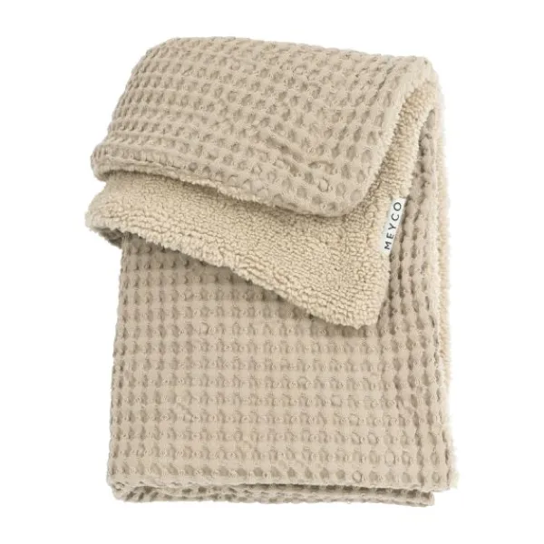 Meyco Slaapzak Winter Slub Greige 90 cm> 4-Seizoenen Slaapzakken|Winter Slaapzakken