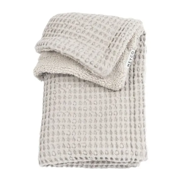 Meyco Slaapzak Winter Slub Greige 90 cm> 4-Seizoenen Slaapzakken|Winter Slaapzakken