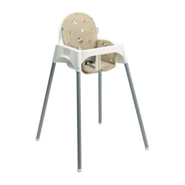 Meyco Stoelverkleiner - Forest Animals - Sand> Accessoires Kinderstoelen|Stoelverkleiners
