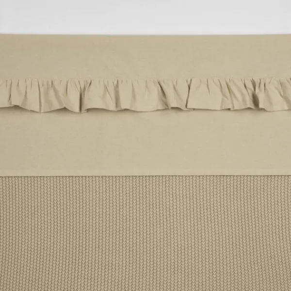 Meyco Wieglaken Bies Grijs 75 x 100 cm> Wieglakens