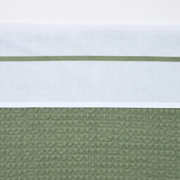 Meyco Wieglaken Bies Grijs 75 x 100 cm> Wieglakens