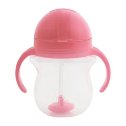 Munchkin Click Lock Tip & Sip Straw Beker - Blue><noscript><img width=