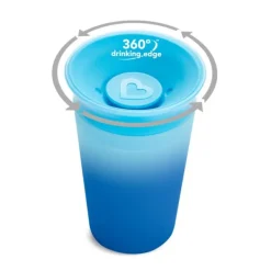 Munchkin Miracle 360 Trainer Changing Color Beker - 12mnd+ - 266ml - Yellow><noscript><img width=