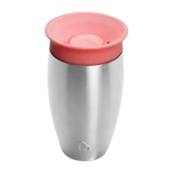 Munchkin Stainless Steel Miracle Sippy Cup - Blue><noscript><img width=
