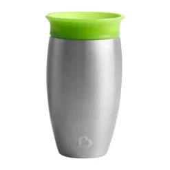 Munchkin Stainless Steel Miracle Sippy Cup - Blue><noscript><img width=