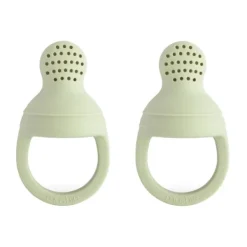 Mushie Fopspeen Clip Eva Pale Taupe> Fopspeenhouders