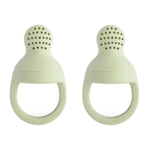 Mushie Fopspeen Clip Eva Pale Taupe> Fopspeenhouders