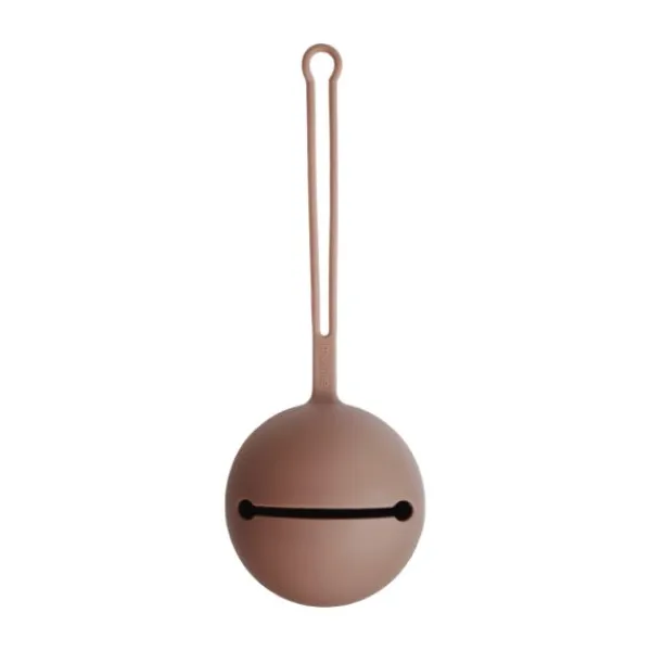 Mushie Fopspeen Clip Eva Pale Taupe> Fopspeenhouders