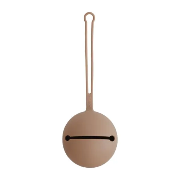 Mushie Fopspeen Clip Eva Pale Taupe> Fopspeenhouders