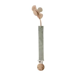 Mushie Speenkoord Linnen Olive/Shifting Sand 2-Pack><noscript><img width=