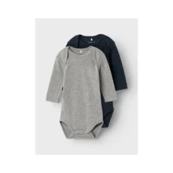Name It Romper 2-Pack Grey / Dark Sapphire 50><noscript><img width=