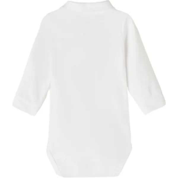Name It Romper Polo Holger Bright White 62> Rompertjes