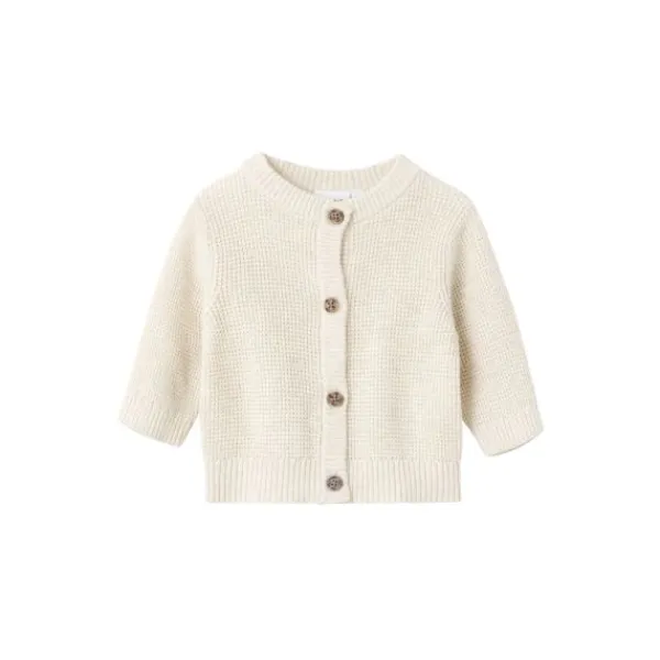 Name It Vest Knit Bubba Peyote Melange 62> Vestjes