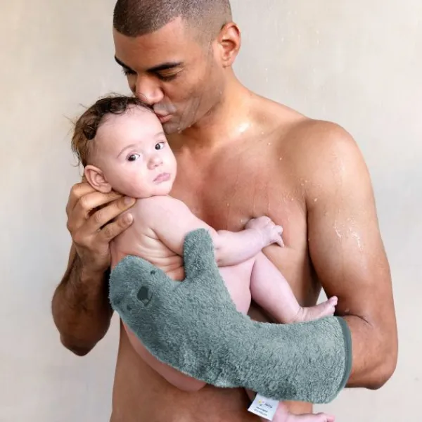Nifty Baby Shower Gloves Vanilla Sand> Washandjes