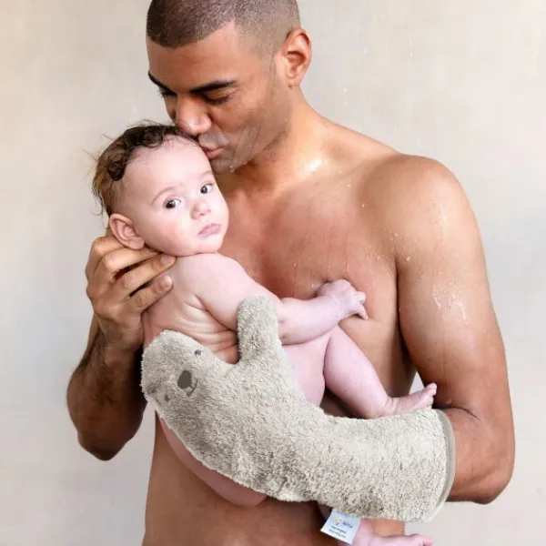 Nifty Baby Shower Gloves Vanilla Sand> Washandjes