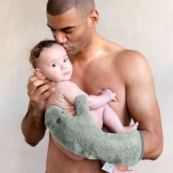 Nifty Baby Shower Gloves Vanilla Sand> Washandjes