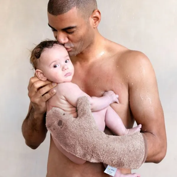 Nifty Baby Shower Gloves Vanilla Sand> Washandjes