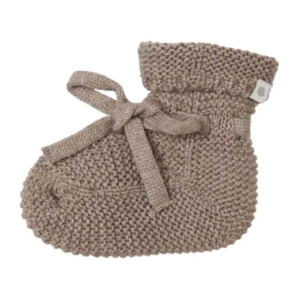 Noppies Slofjes Knit Nelson Taupe Melange> Slofjes