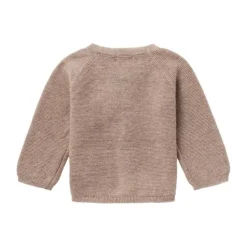 Noppies Vest Knit Naga Taupe Melange maat 62><noscript><img width=