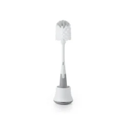 OXO Tot Flessen En Spenenborstel Met Staander Grey> Flessenborstel