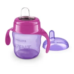 Philips Avent Beker Met Drinktuit 200ml Blauw SCF551/05> Bekers